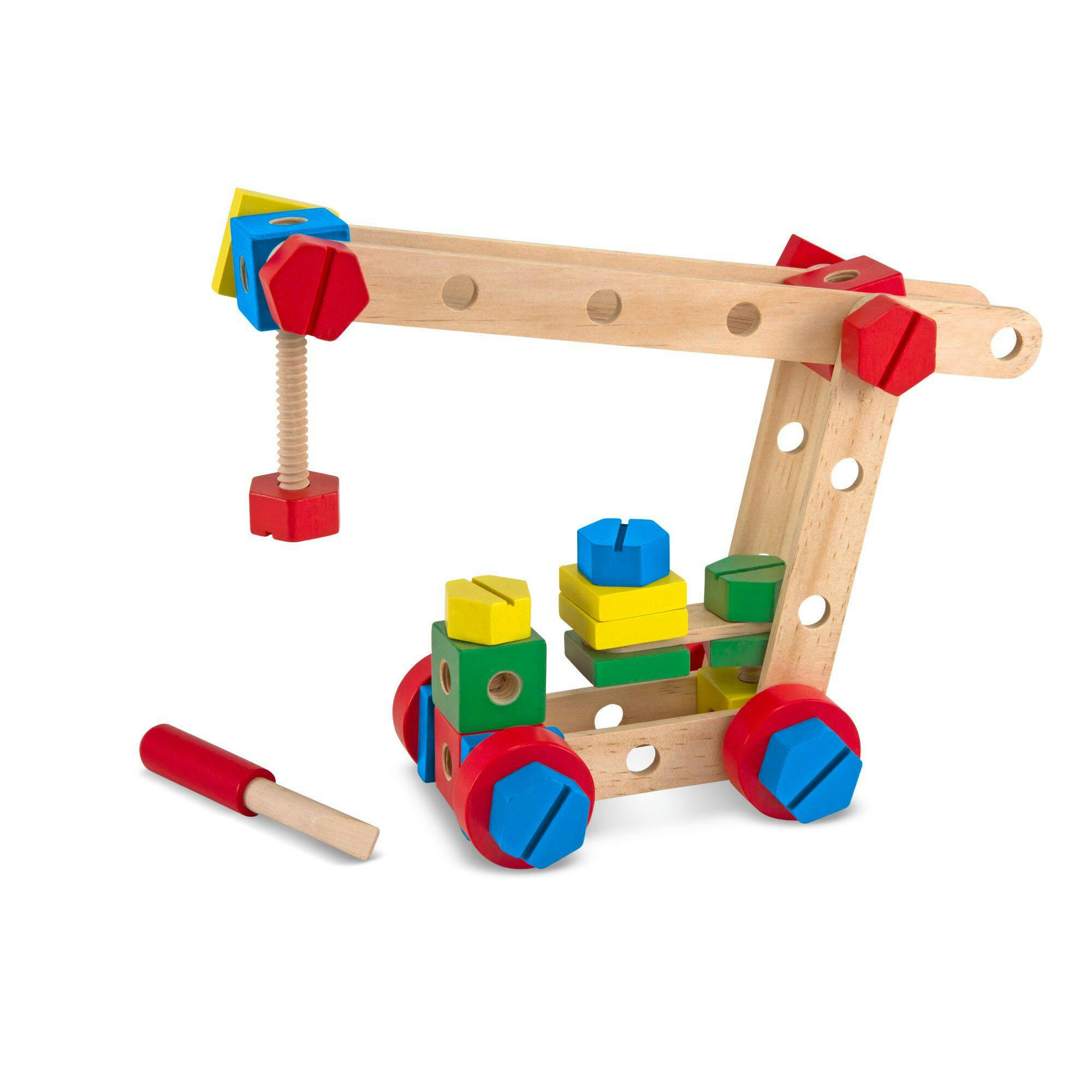 Melissa & Doug Wooden Construction Set, 44-pc