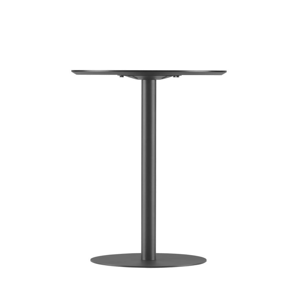 PURE - Table bistrot ronde en bois et métal D60cm bois clair