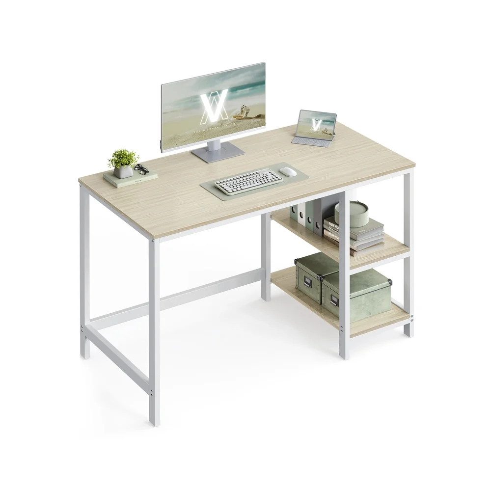 Bureau informatique avec 2 étagères