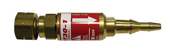 Clapet anti-retour Securidave SG2L GCE CHARLEDAVE laiton poli pour chalumeau