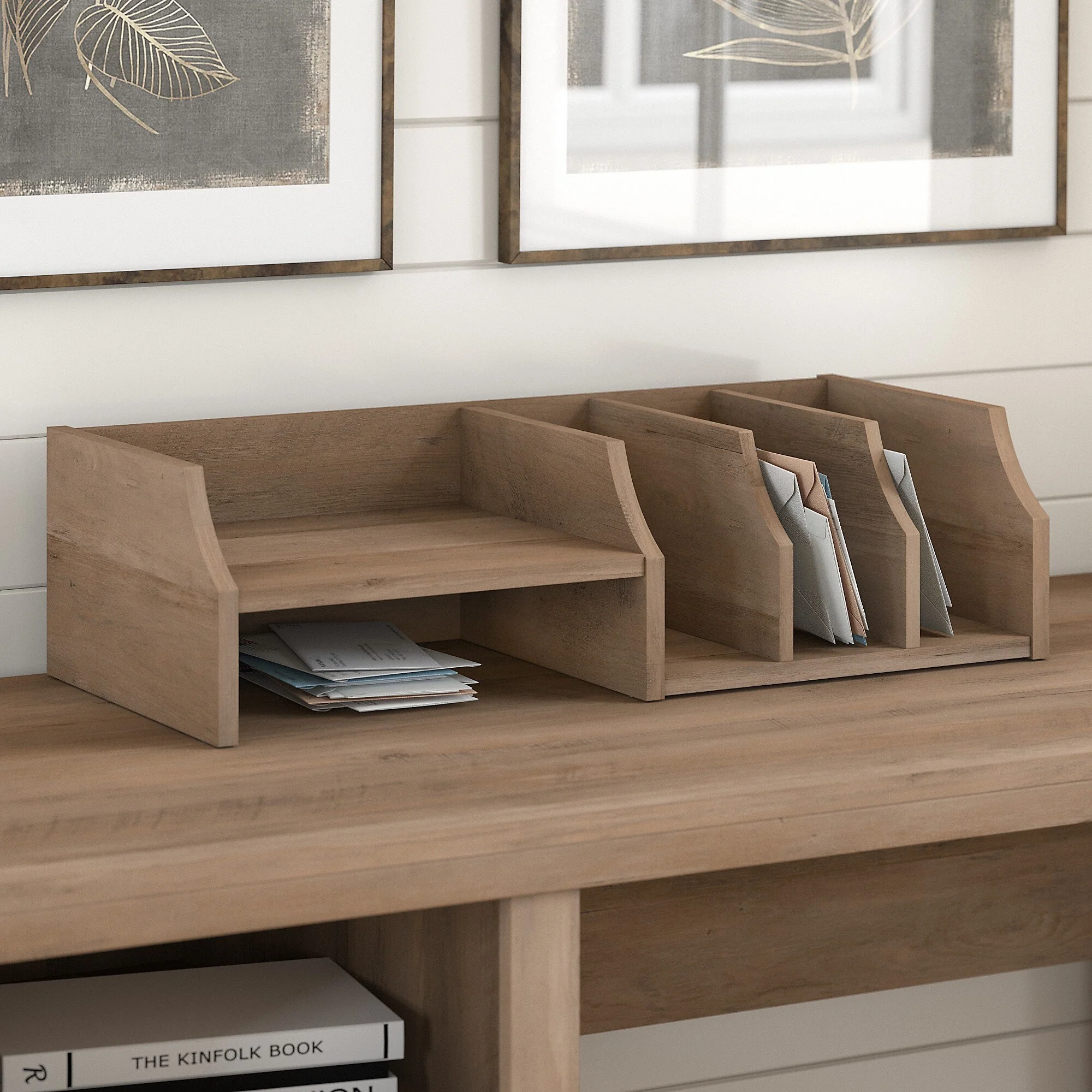 Yorktown Desktop Organizer with Shelves by Bush Furniture