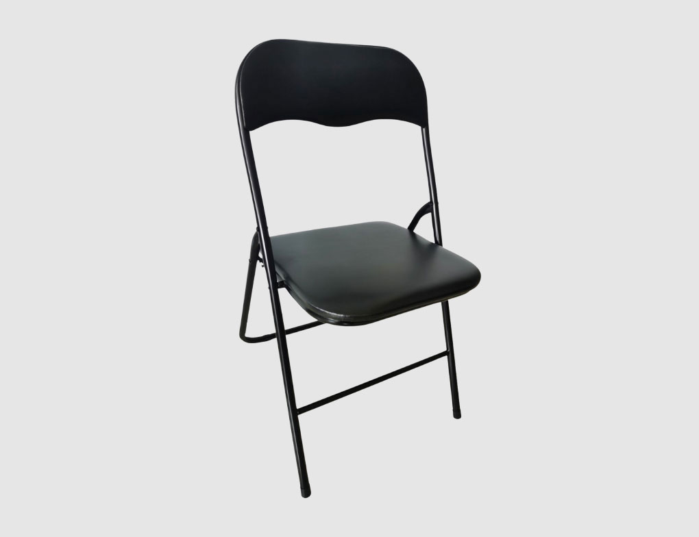 Klappstuhl Rohr Schwarz