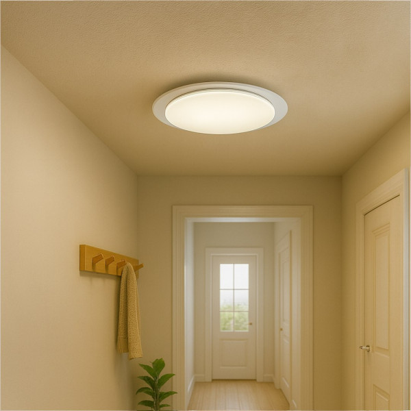 Plafon SONIC z pilotem okrągły biały LED 1x24W 40cm 1920lm IP20 Milagro