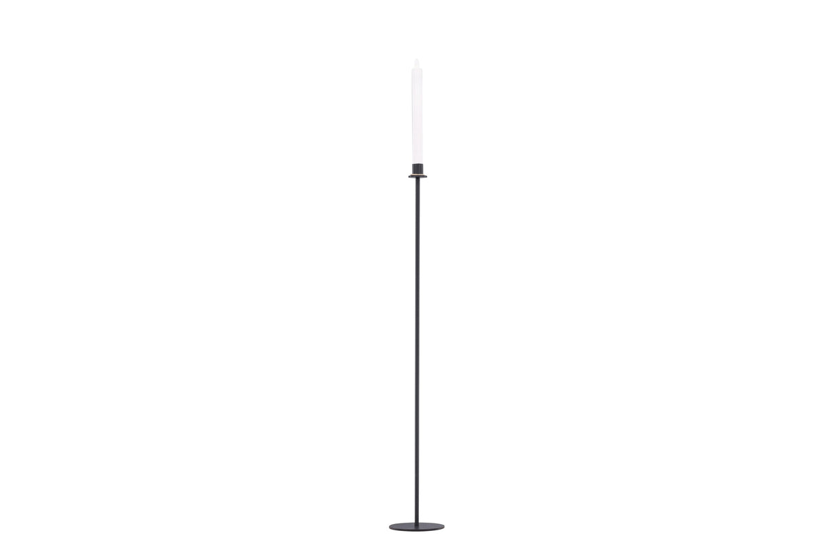 Rebellenclub Kaarsenhouder Salvian - zwart - Ø 12 cm