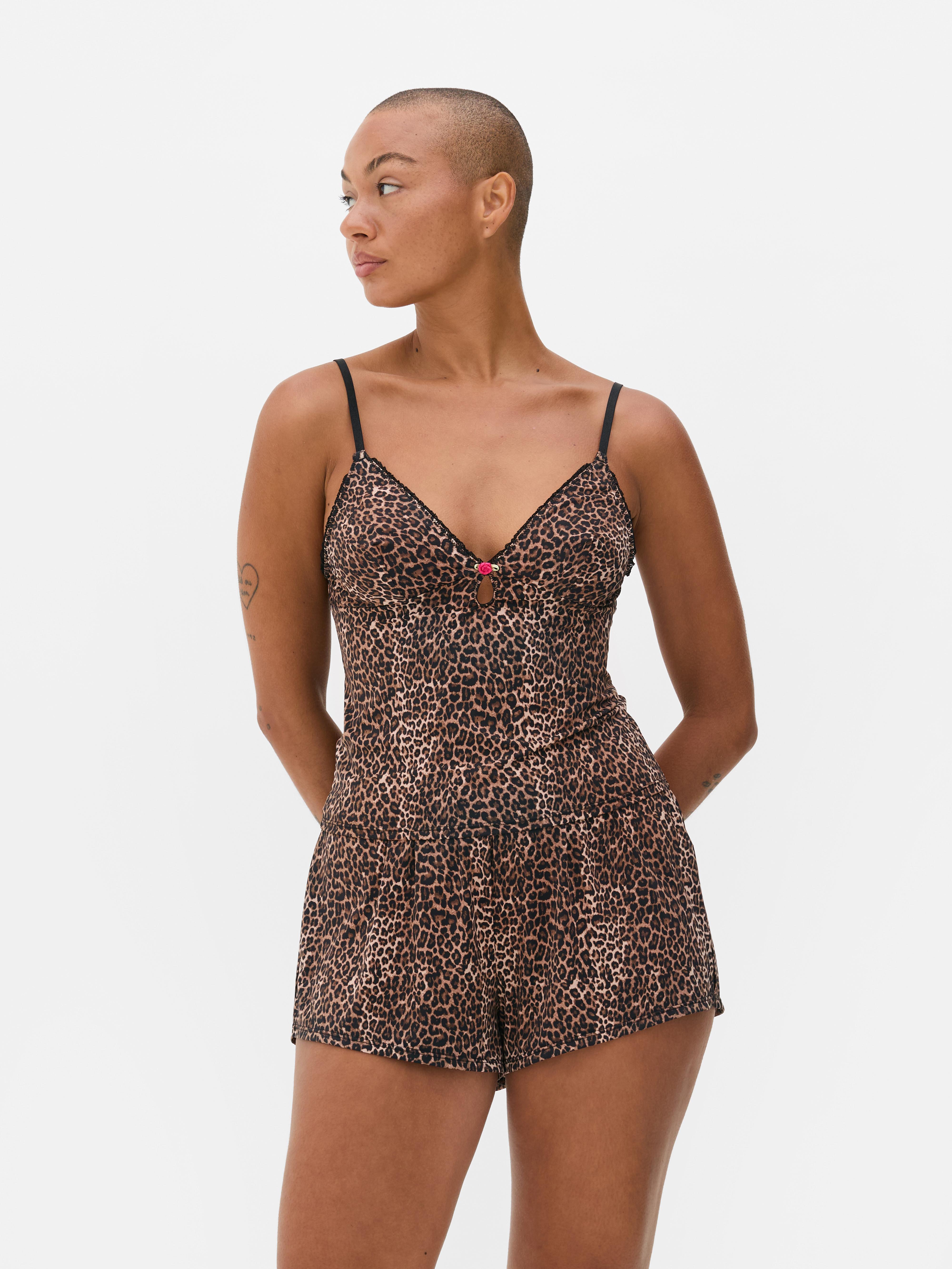 Lace Trim Pajama Cami Top