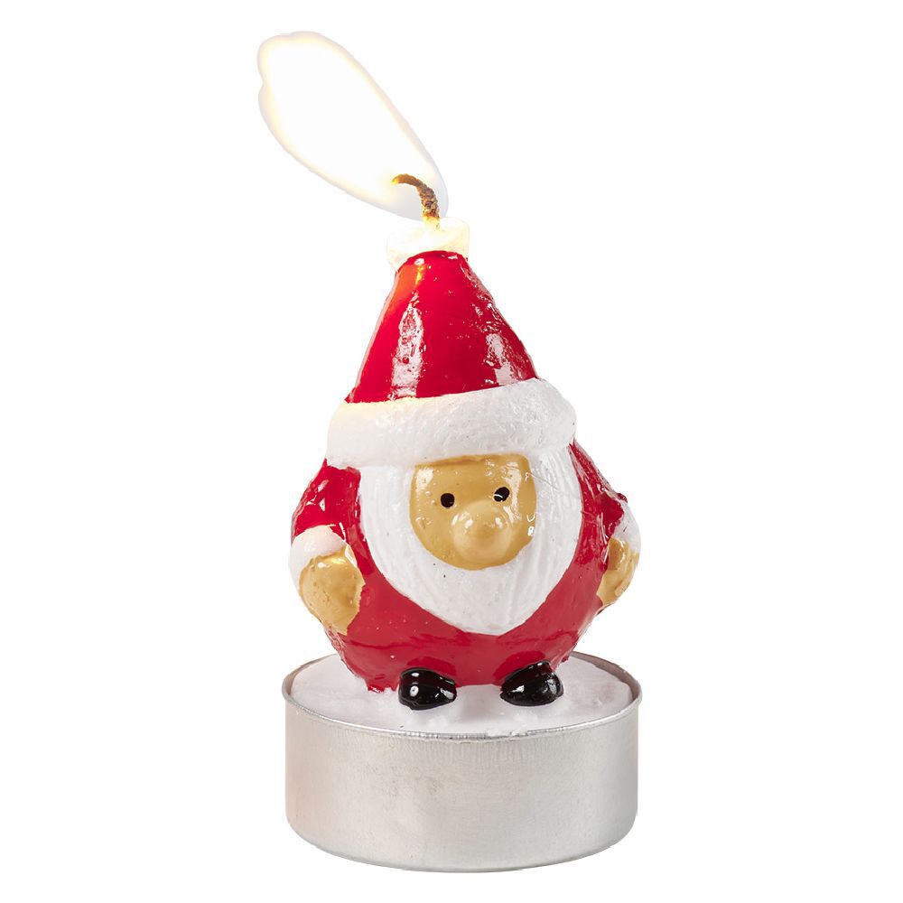 Bougie chauffe plat déco Père No&euml;l x6