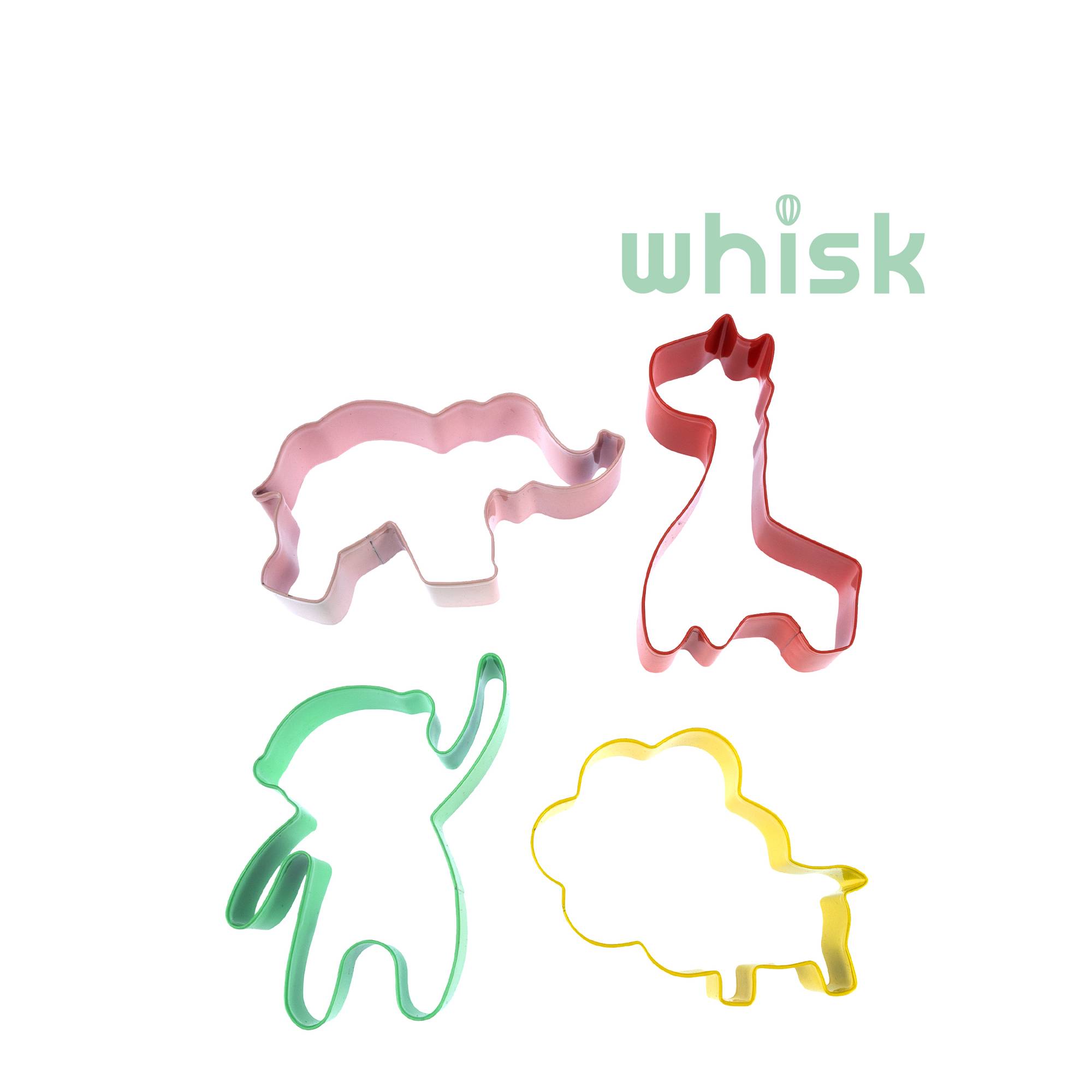 Whisk Safari Animal Cookie Cutters 4 Pack