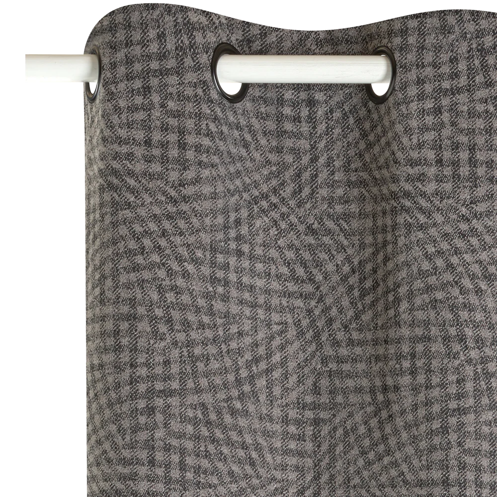 Rideau BENDICHT coloris gris cendré 140 x 260 cm
