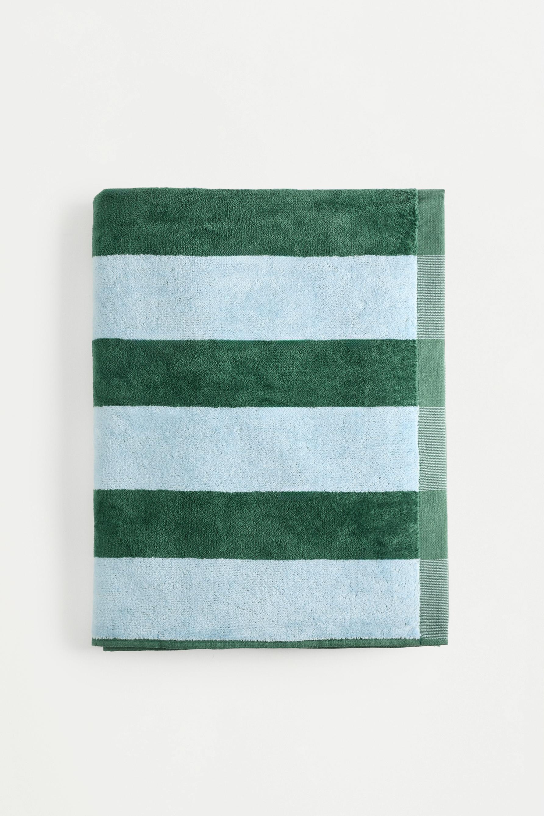 Toalla rayas jacquard