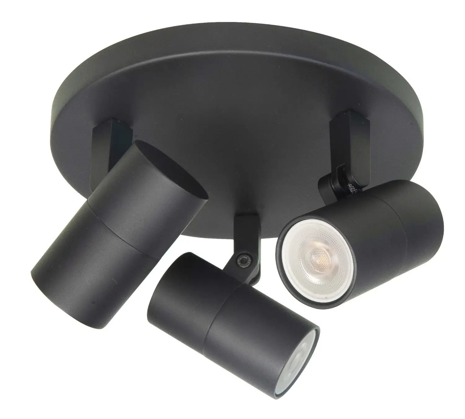 Highlight spot Picollo - 3 lichts - 17 x 11  cm - zwart
