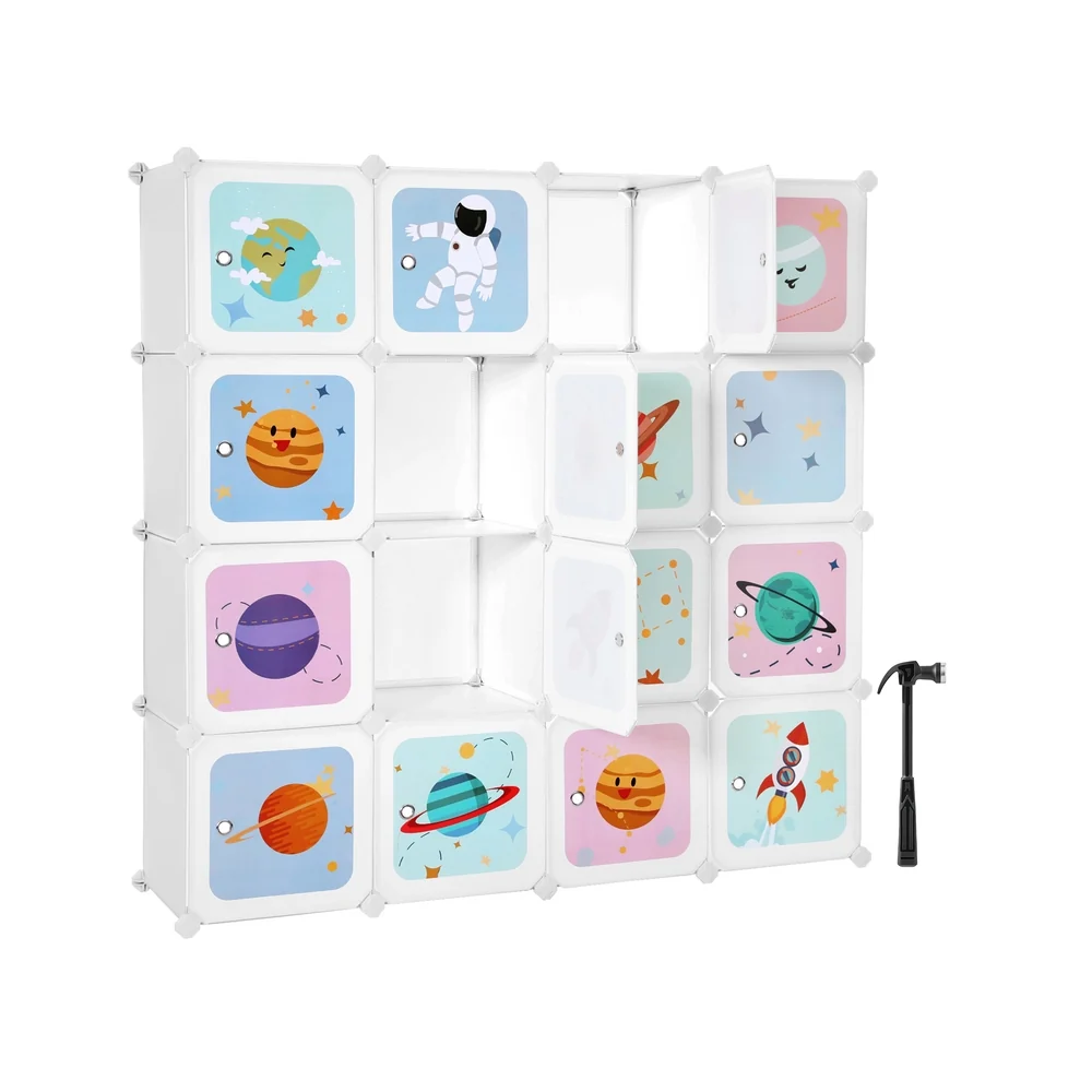 Meuble 16 cubes enfant