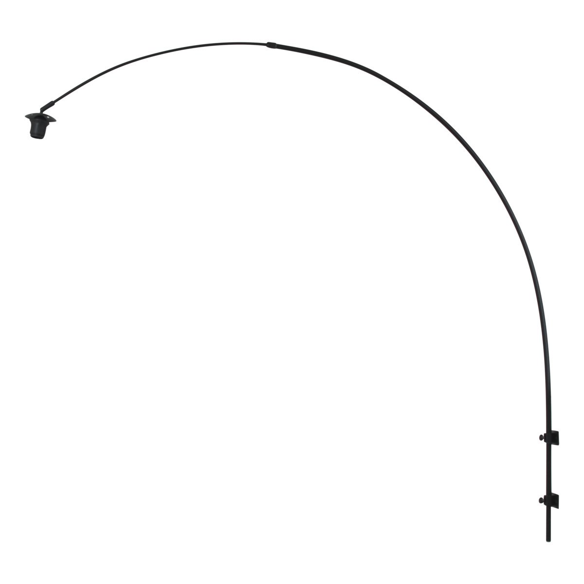 Steinhauer wandlamp Sparkled - 1 lichts - 160x 165 cm - zwart