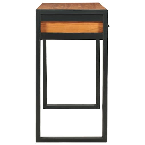 NNEVL Desk with 2 Drawers 100x40x75 cm Recycled Teak Wood