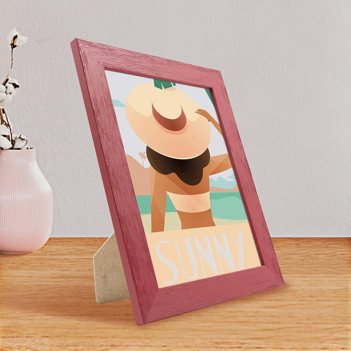 TUTTI FRUTTI - Cadre photo cerise 18x24 cm bois reconstitué fsc