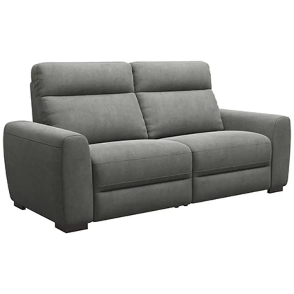 Bank James 3-zits - stof Gaucho - donkergrijs