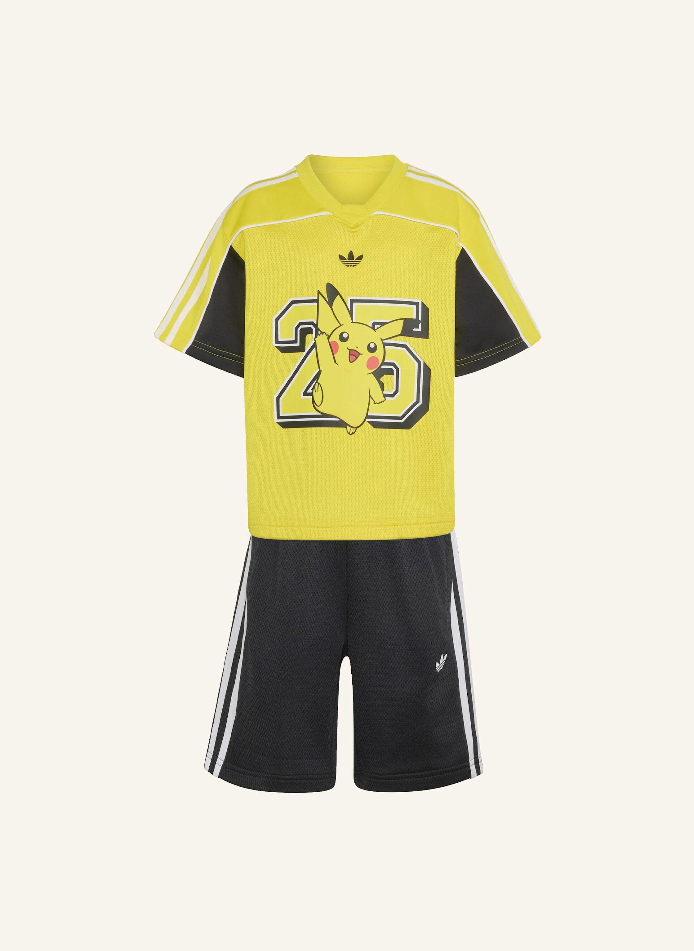 adidas Originals ADIDAS POKEMON SHORTS-SET, JERSEY, LOCKERER SCHNITT