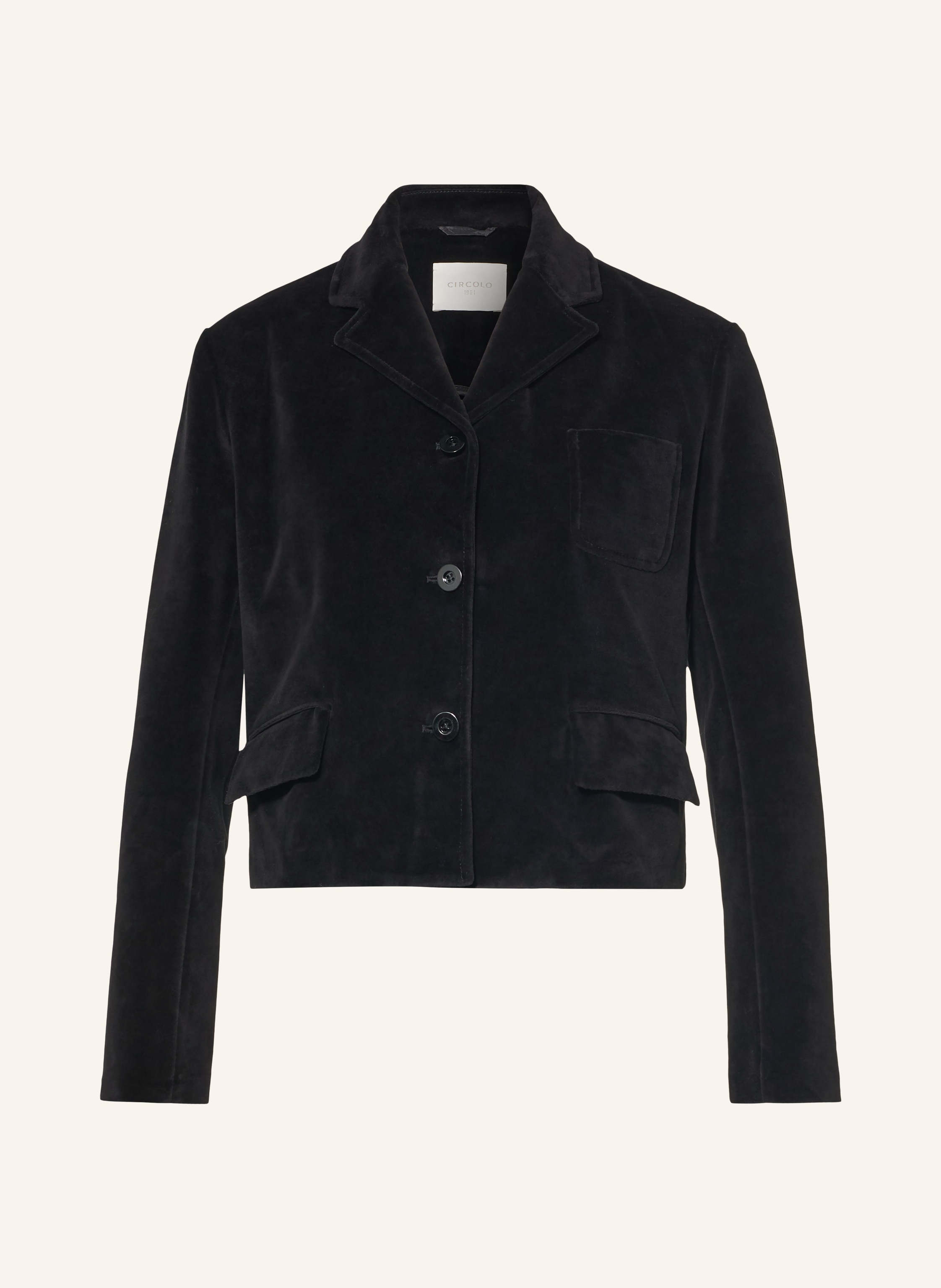 CIRCOLO 1901 Kastenjacke aus Samt
