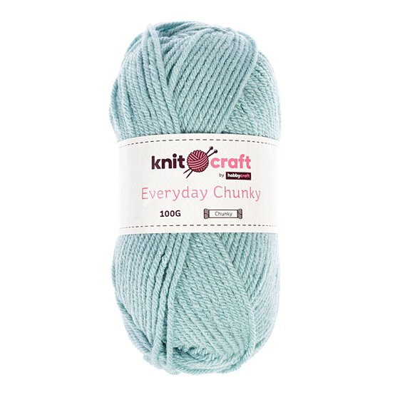Knitcraft Soft Green Everyday Chunky Yarn 100g