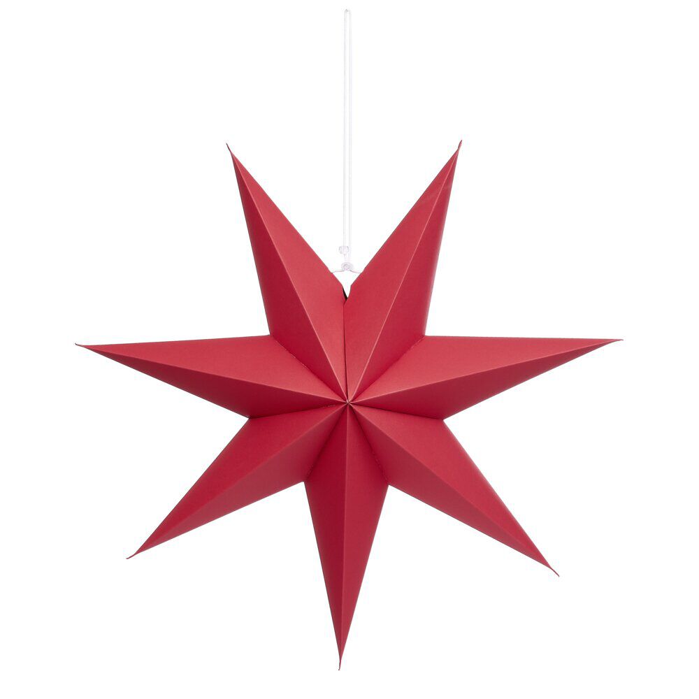 Suspension 3D étoile à suspendre pliable papier 50xH50cm