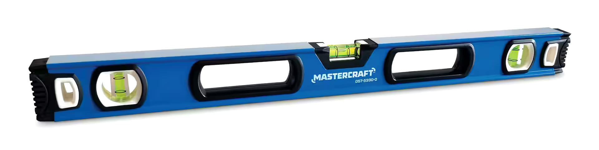 Mastercraft Aluminum Box Spirit Level, 24-in, Blue