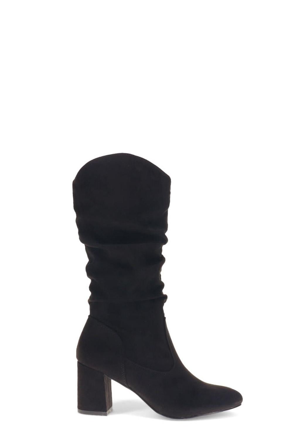 Pavers Block-Heeled Smart Long Boots
