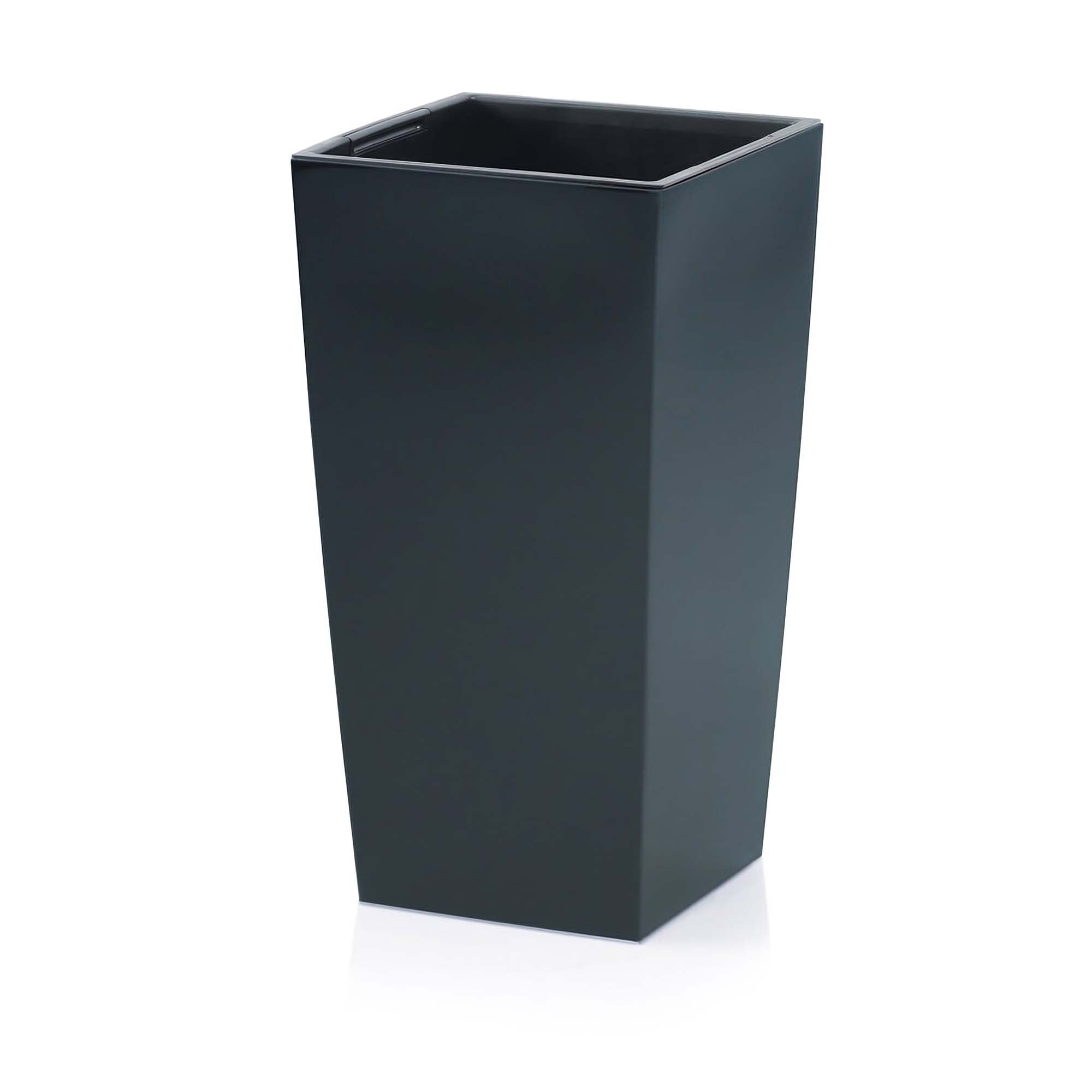 Doniczka Donica Ogrodowa Duża Kwadrat Antracyt Urbi 50 Cm