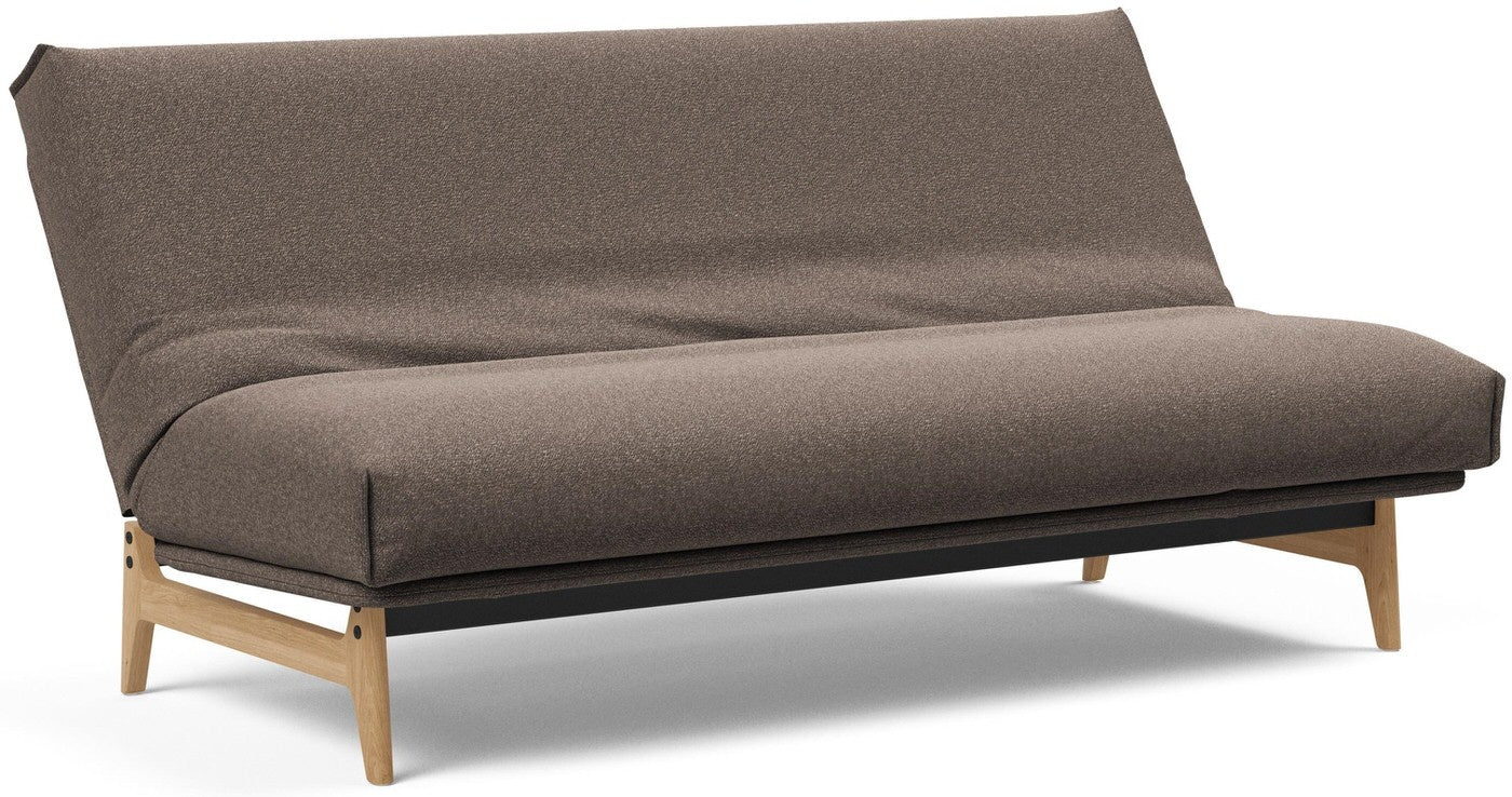 Innovation Aslak Taupe Bouclé Slaapbank 140 cm