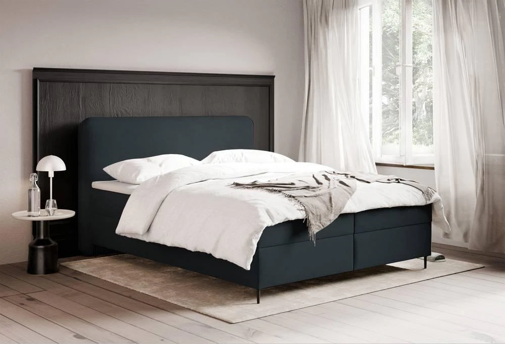 Boxspring Contero chenille 140 x 200 cm met opbergruimte