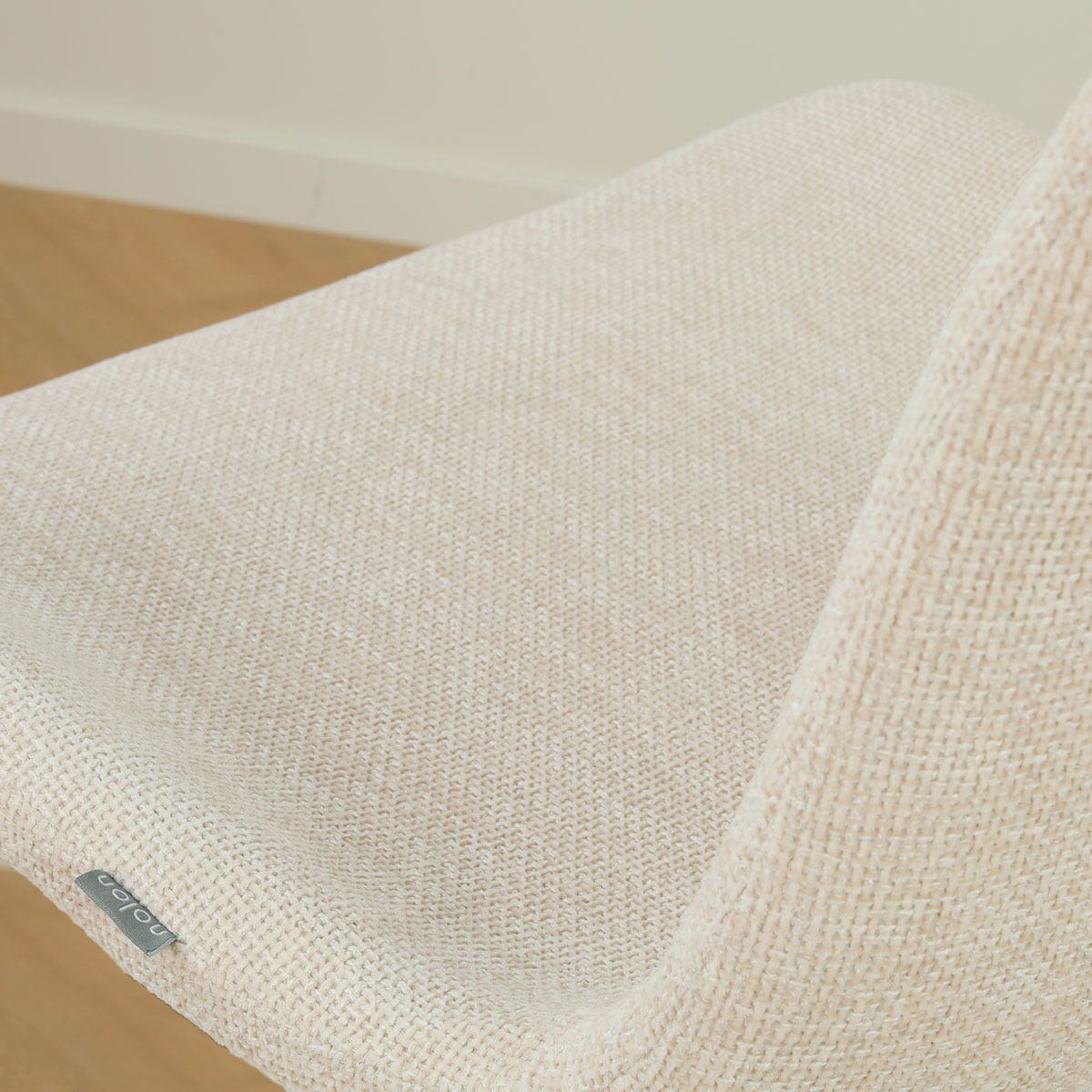 Nolon Nout-Fé Bureaustoel Cottonbeige - Wit Onderstel