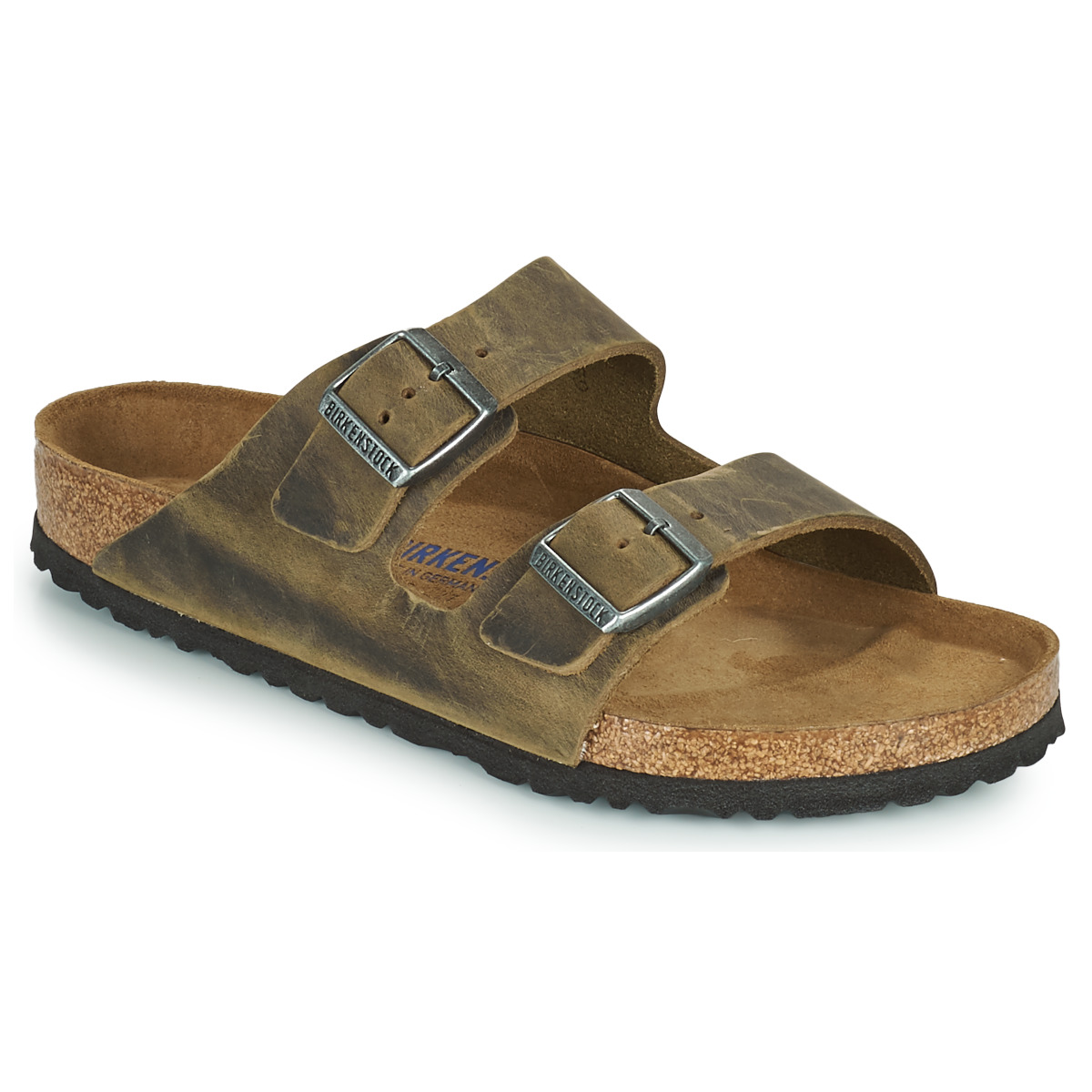 BIRKENSTOCK - Arizona Soft Footbed - Oiled / Leather / Faded / Khaki / Regular