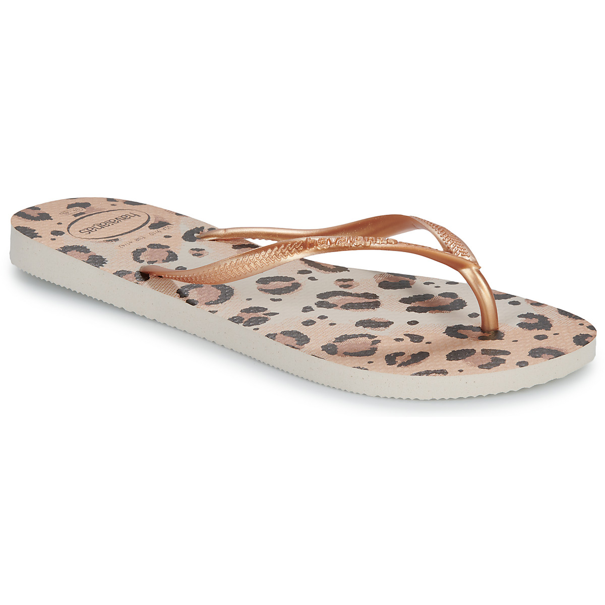 Havaianas - SLIM ANIMALS - Beige / Black