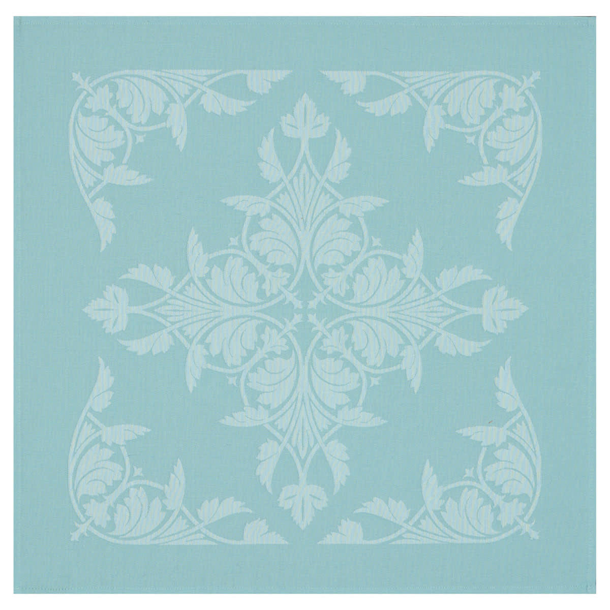 SYRACUSE - Serviette en coton aqua 58 x 58