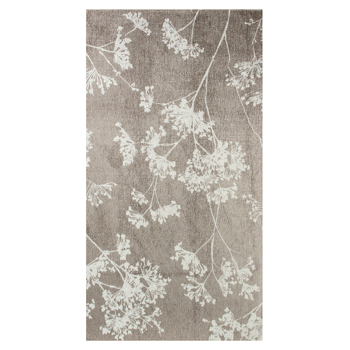 Lola&Moi vloerkleed Parchment - zilver - 80x150cm