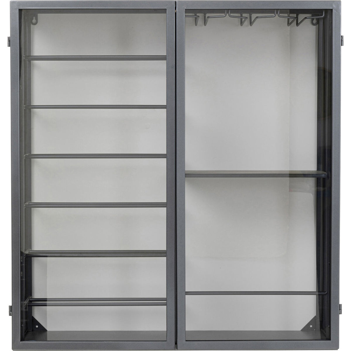 Kare Design Flessenhouder Porto 80x75cm zwart