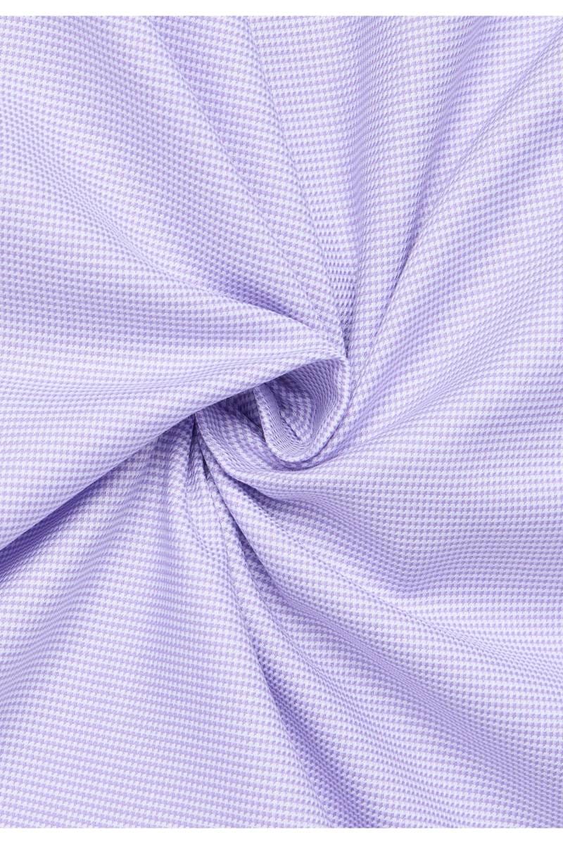 ETERNA Modern Fit Hemd violett, Strukturiert