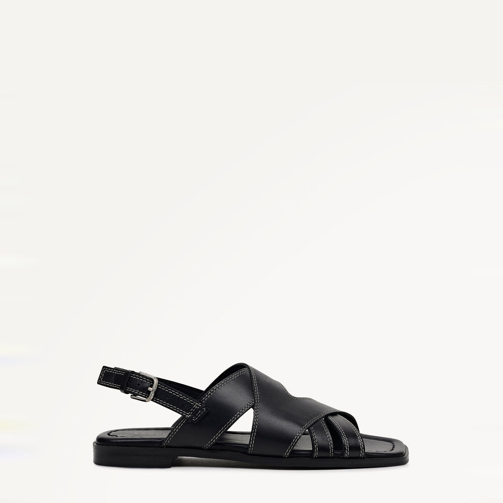 The Evie - Luxe Artisan Flat Sandal