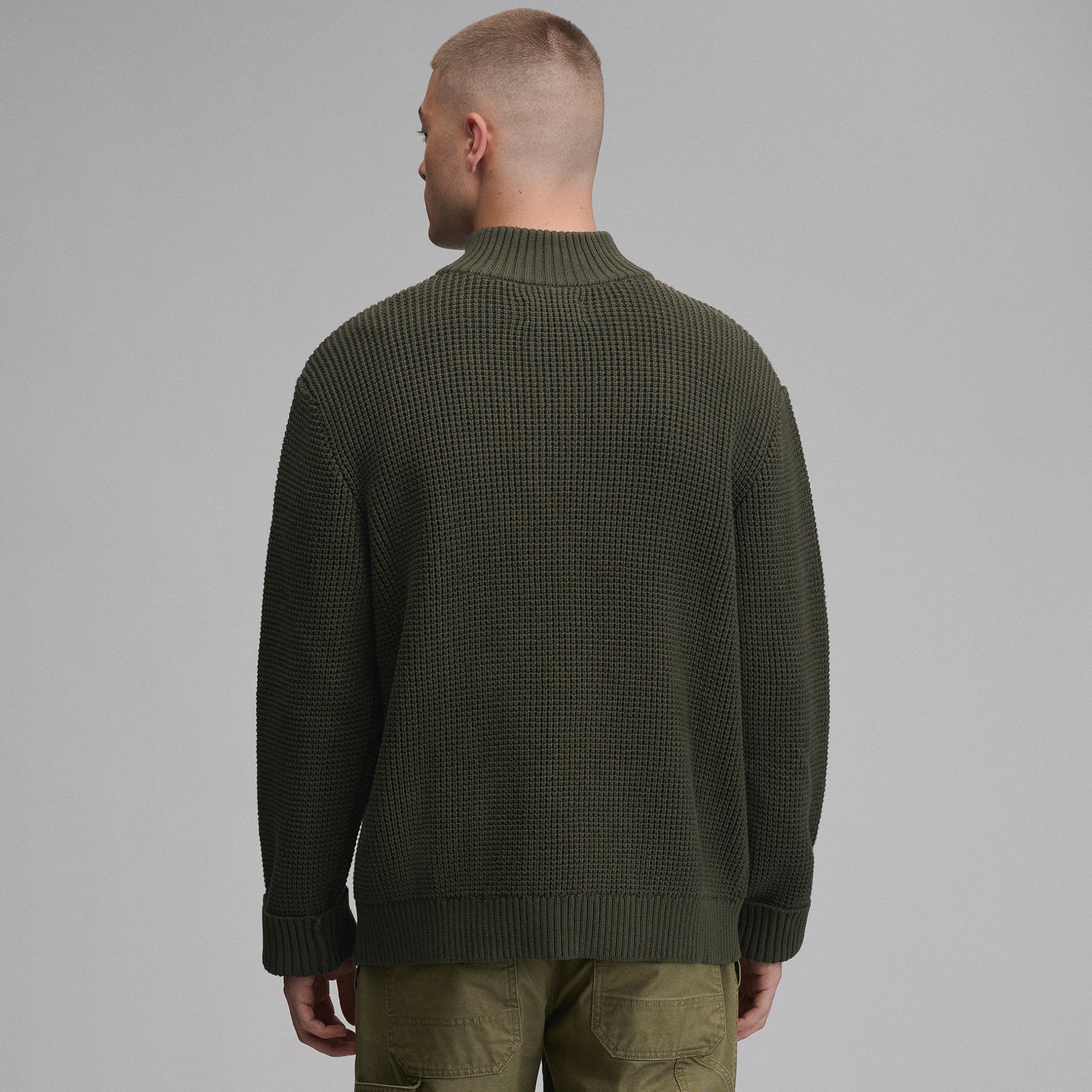 Men's Signature Button-Up Sweater