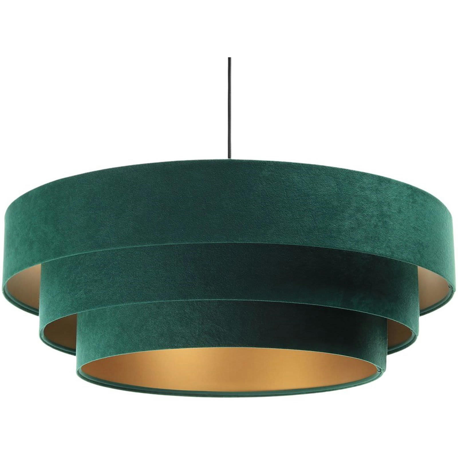 TRINITI - Suspension Tissu Vert 60x60x25 cm
