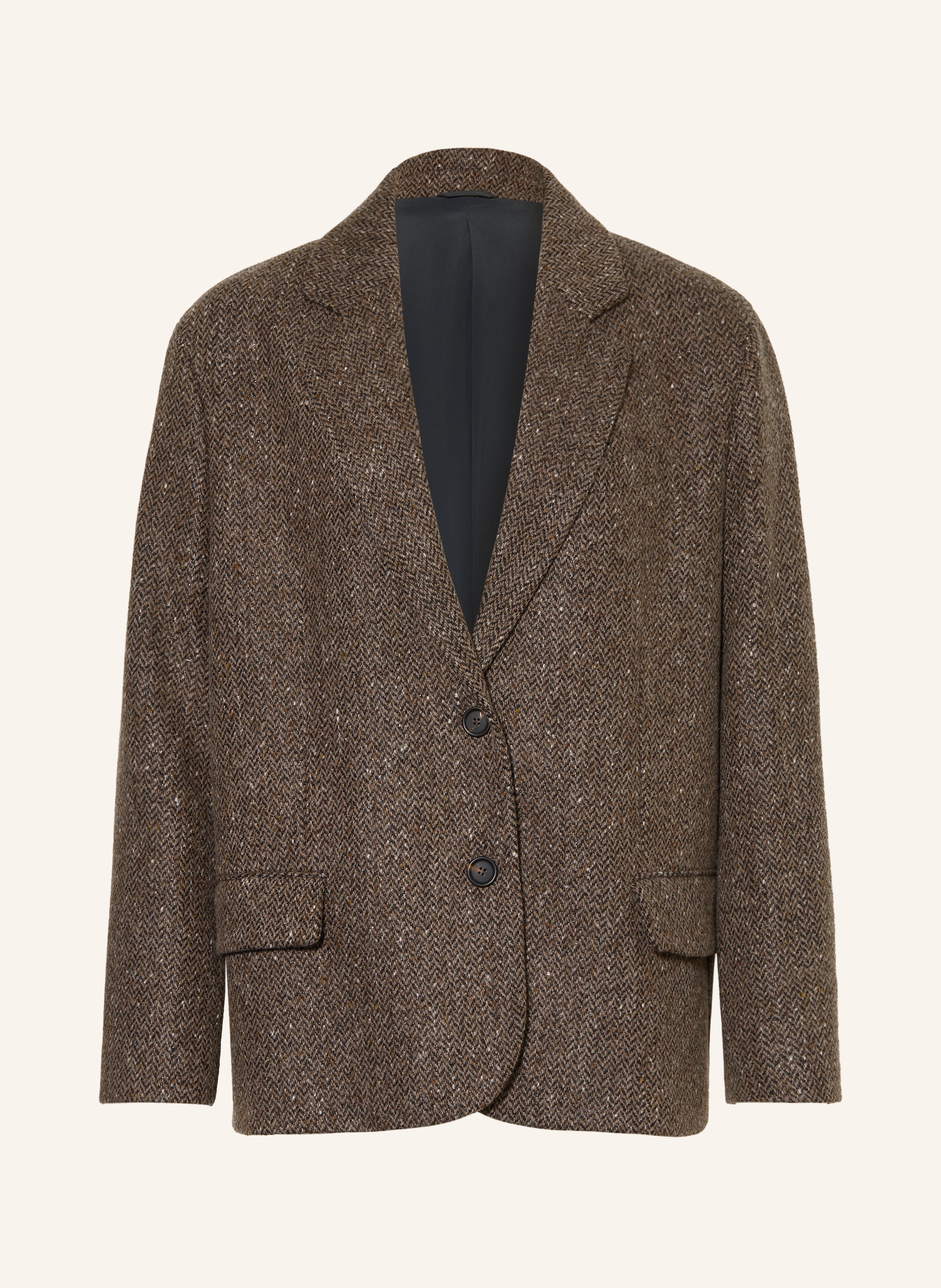 BRUNELLO CUCINELLI Blazer mit Glitzergarn und Pailletten