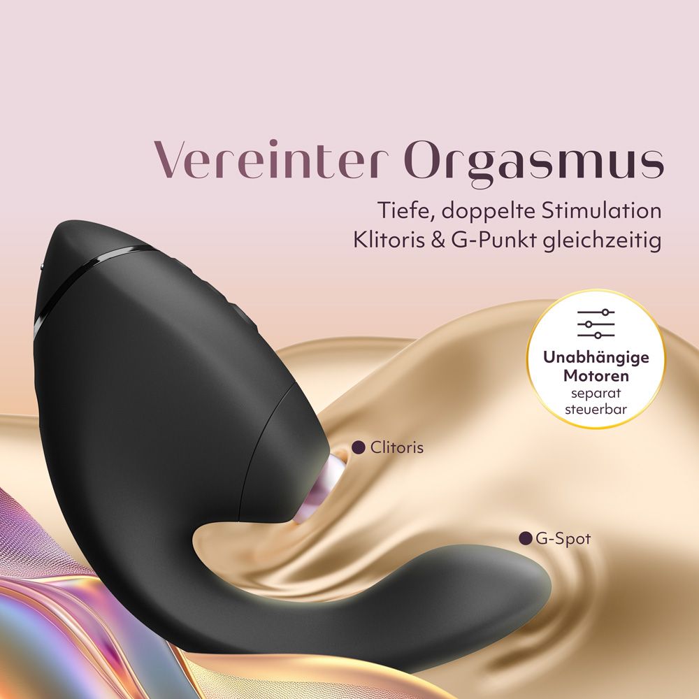 Next Duo - Klitoraler & G-Punkt Dual-Stimulator mit 3D Pleasure Air