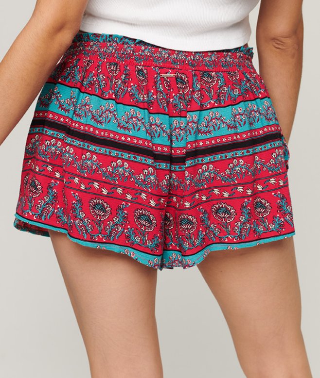 Smocked Beach Shorts