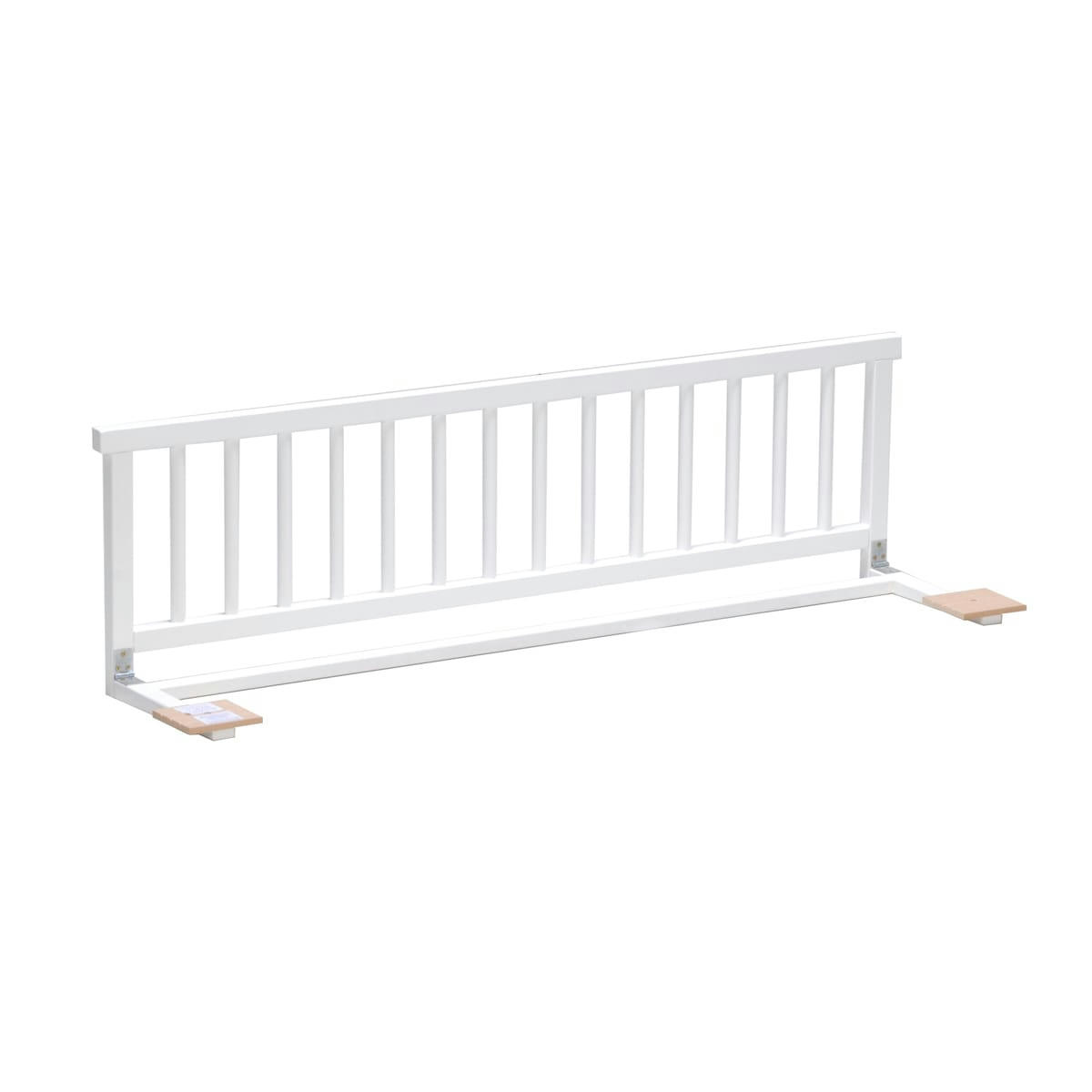 - - Barrière de lit pliante 35x120 blanc