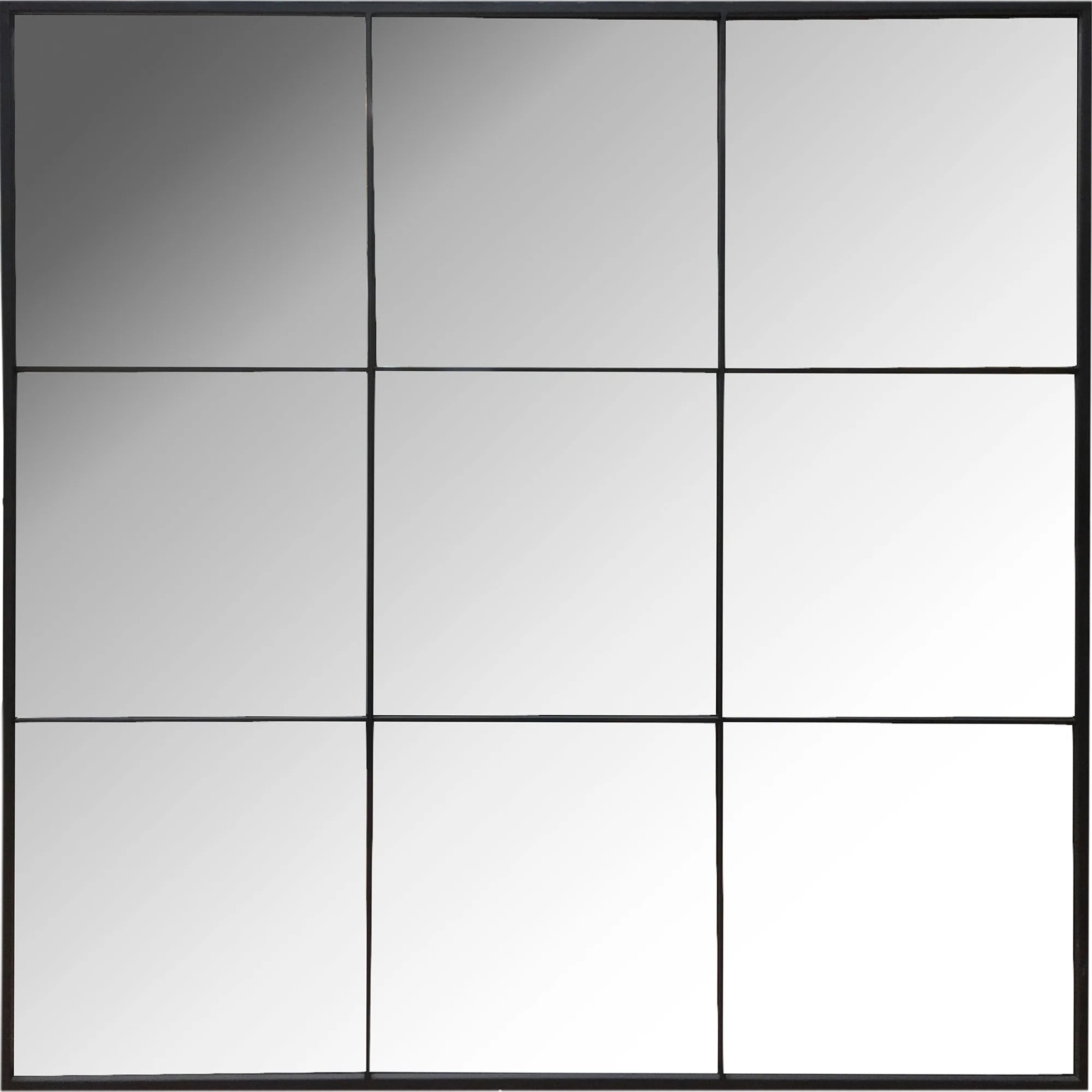 Miroir industriel EUGENE 80 x 80 cm