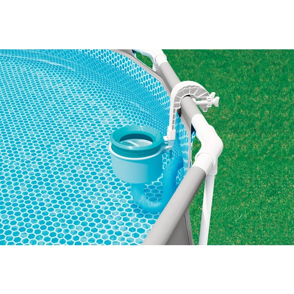 Einhängeskimmer »Deluxe«, für Aufstellpools, Pumpenleistung: 3028 l/h, weiß