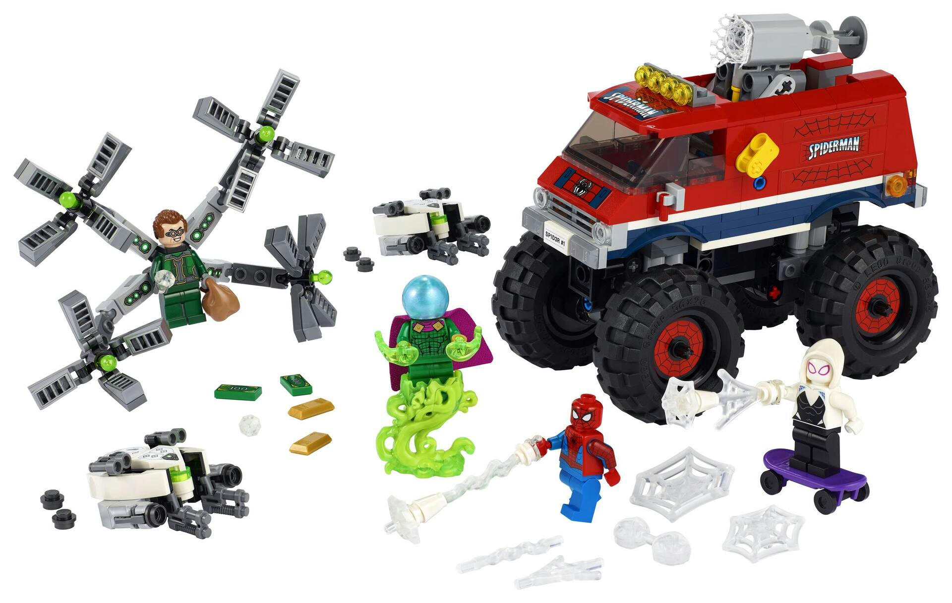 LEGO® Marvel Spider-Man: Spider-Man's Monster Truck vs. Mysterio - 76174, 439 pcs, Age 8+