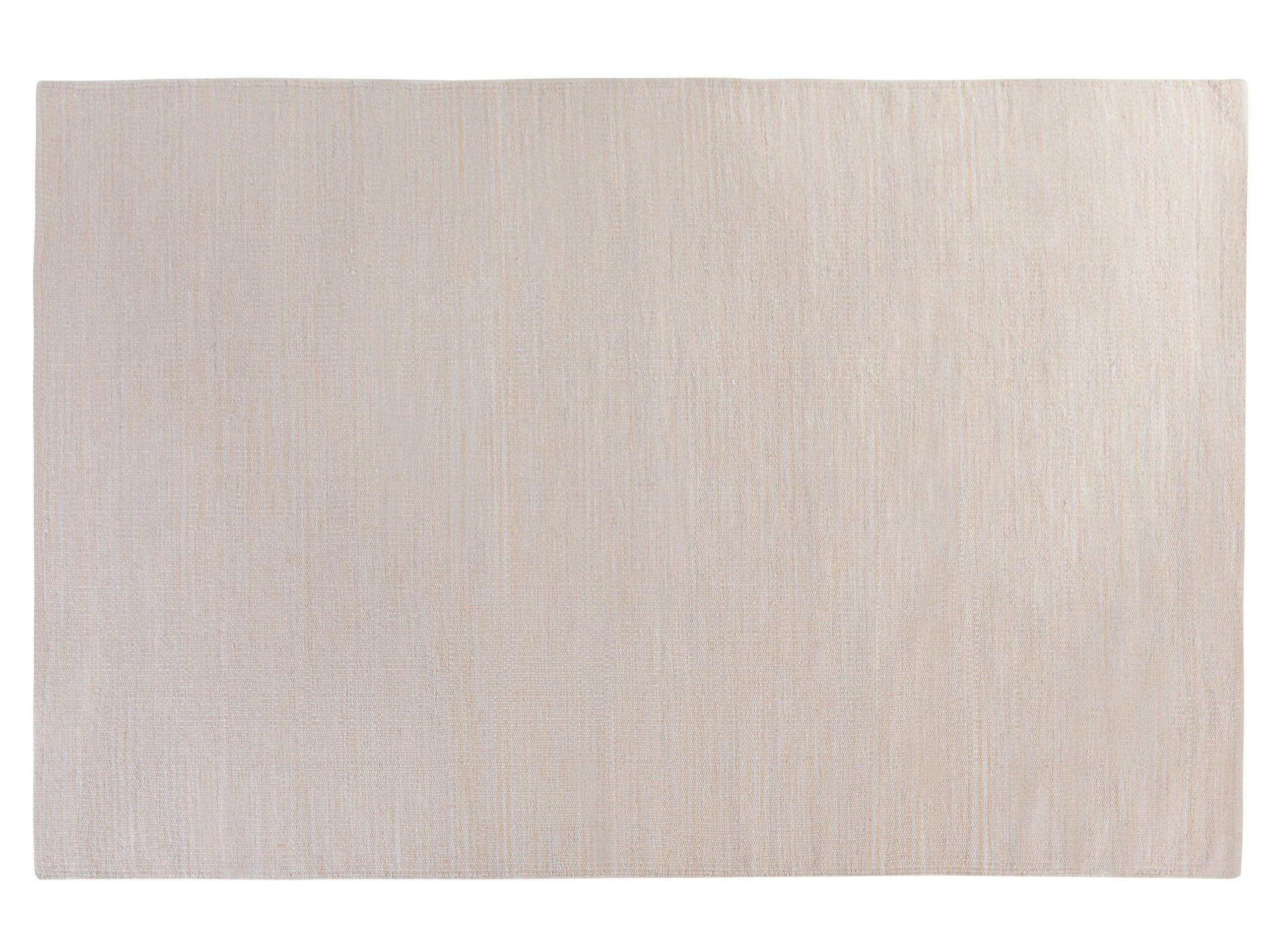 DERINCE - Tapis en tissu beige 200x140cm