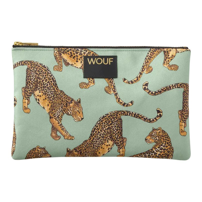 Kosmetiktasche Emerald Leopard