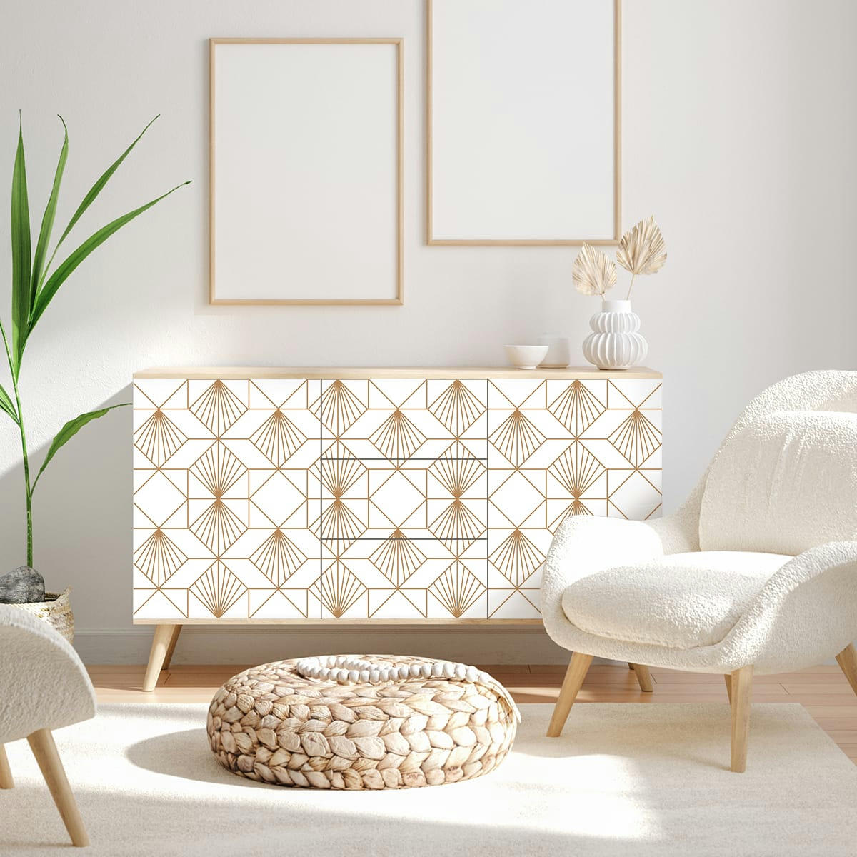 - Sticker meuble scandinave aurorin 40x60cm