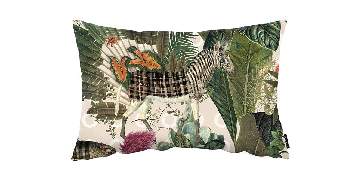 MOOOI decoratiekussen Menagerie - 40x60 / 16x24 Inch cm - ivoor