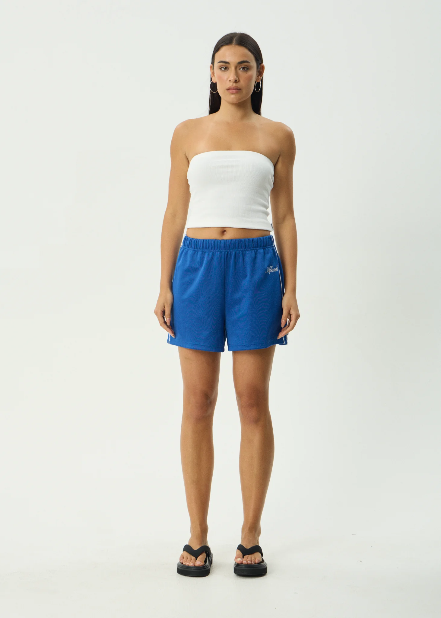 AFENDS Womens Avenue - Track Short - Marina